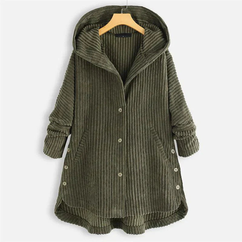 Zane – Corduroy Hooded Coat